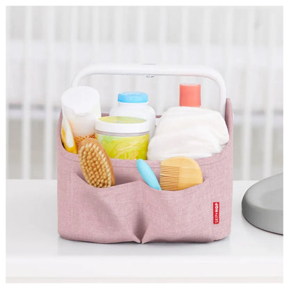 Skip Hop - Light Up Diaper Caddy - Heather Pink