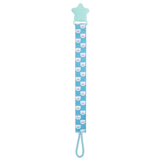 Babyjem Print Pacifier Holder - Blue