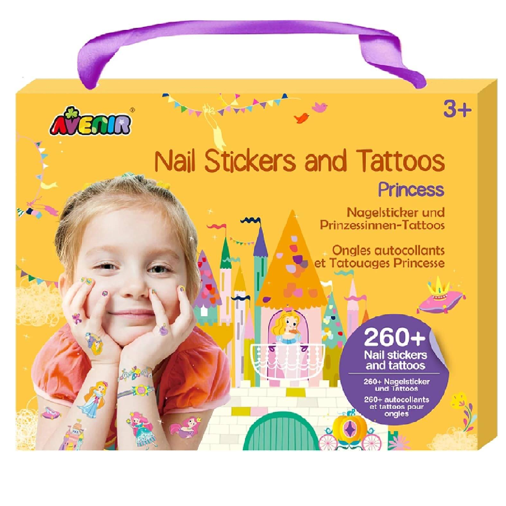Avenir Nail Stickers and Tattoos - Princess