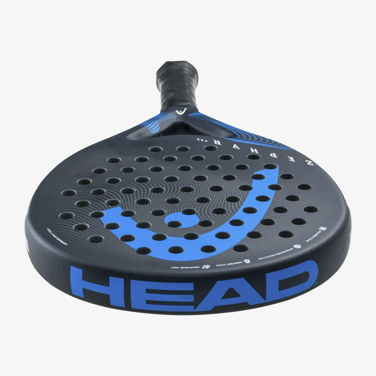 Head - Zephyr Pro 2023 Padel Racquet - Black/Blue - Round