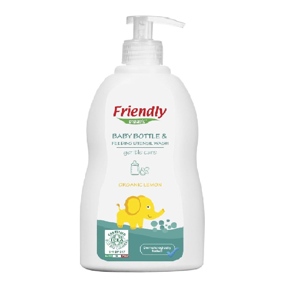 Friendly Organic Baby bottle & Feeding Utensil Wash - Lemon 500ml