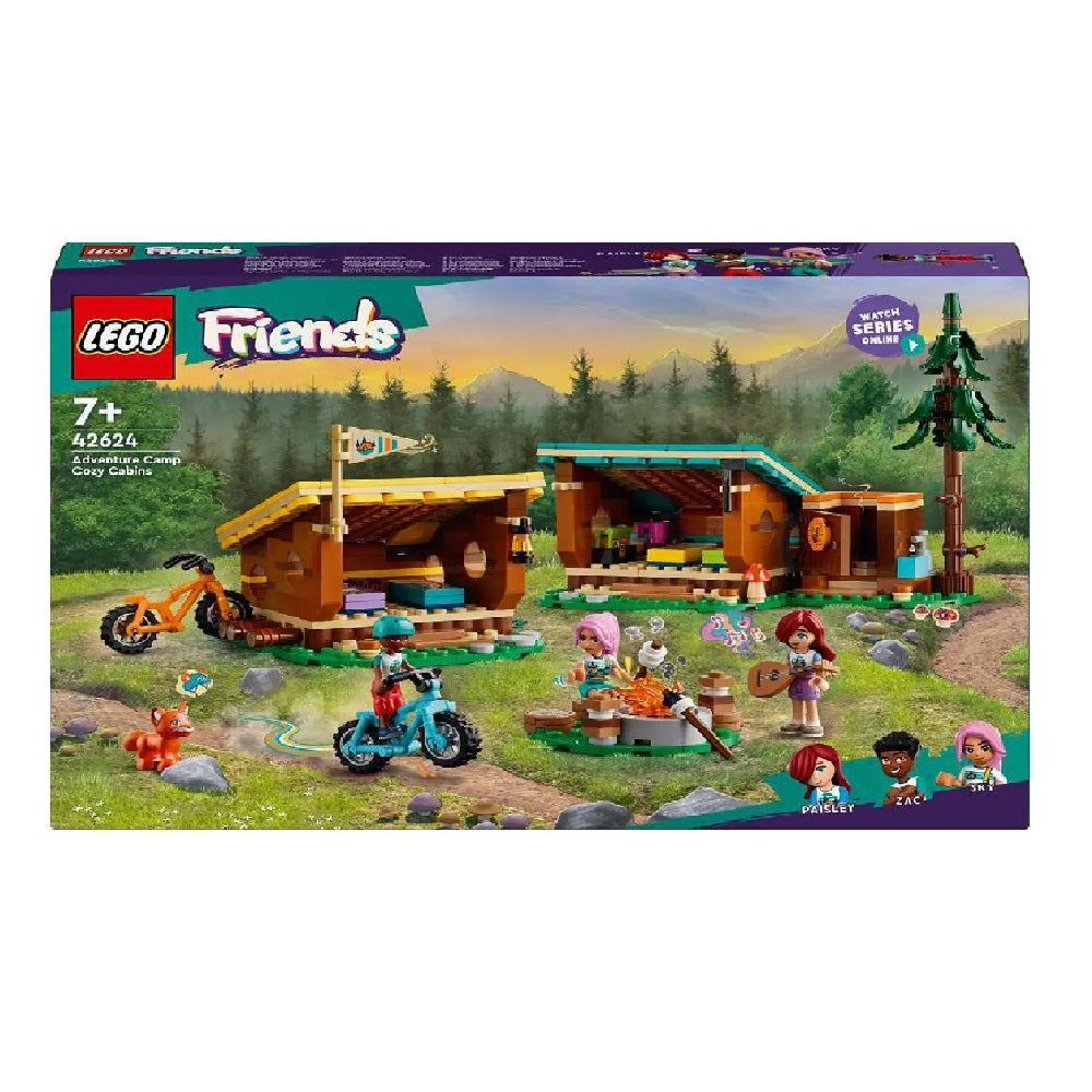 LEGO Friends Adventure Camp Cosy Cabins 42624 - 437 Pieces