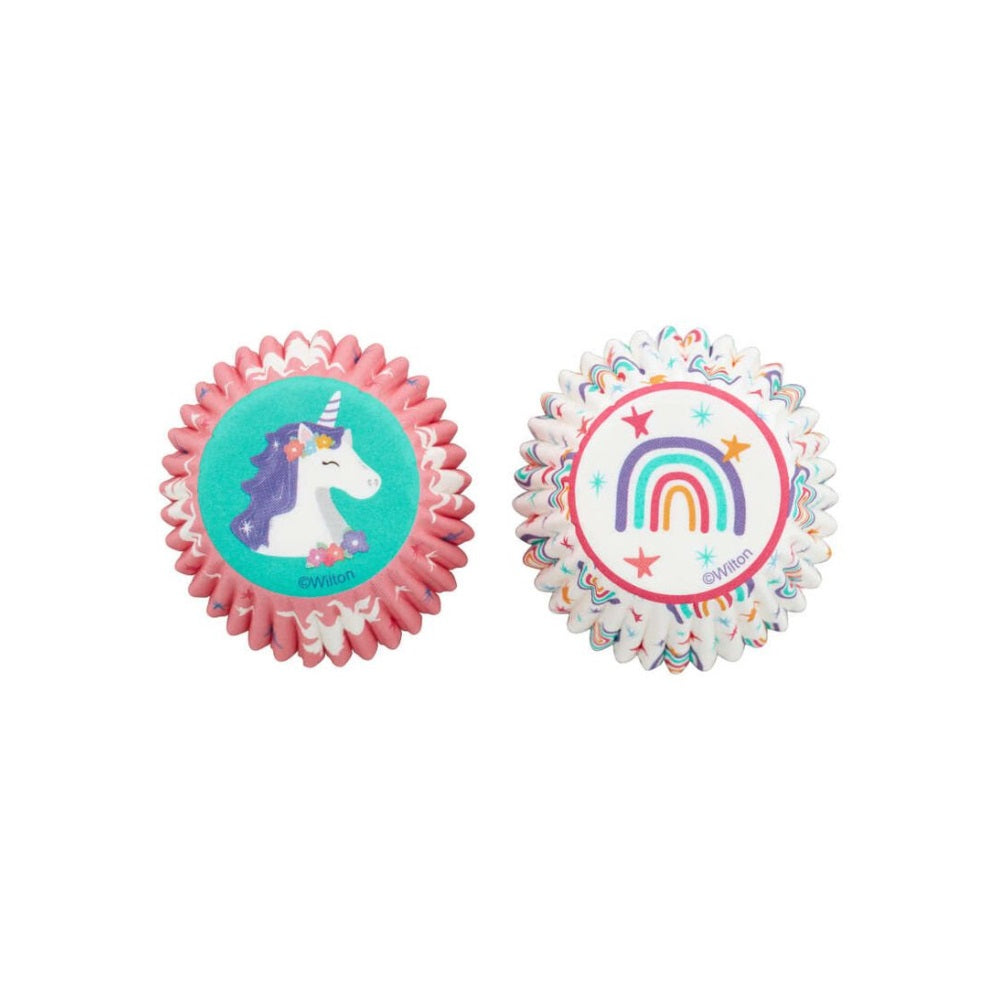 Wilton Unicorn and Rainbow Mini Baking Cups, Set of 100