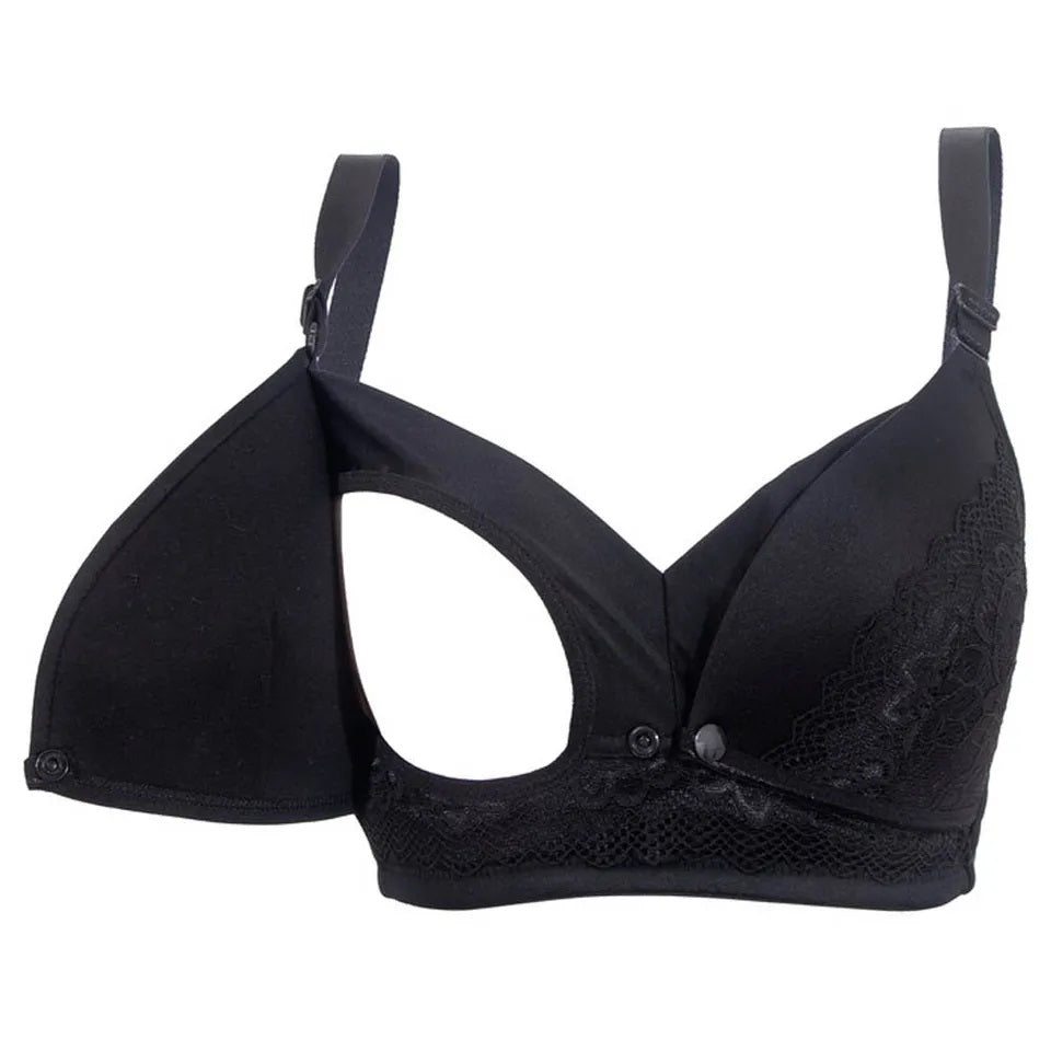 Okus - Full Cup Maternity & Nursing Bra - Black - X-Large