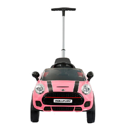 Rollplay Mini Cooper Push Car Pink