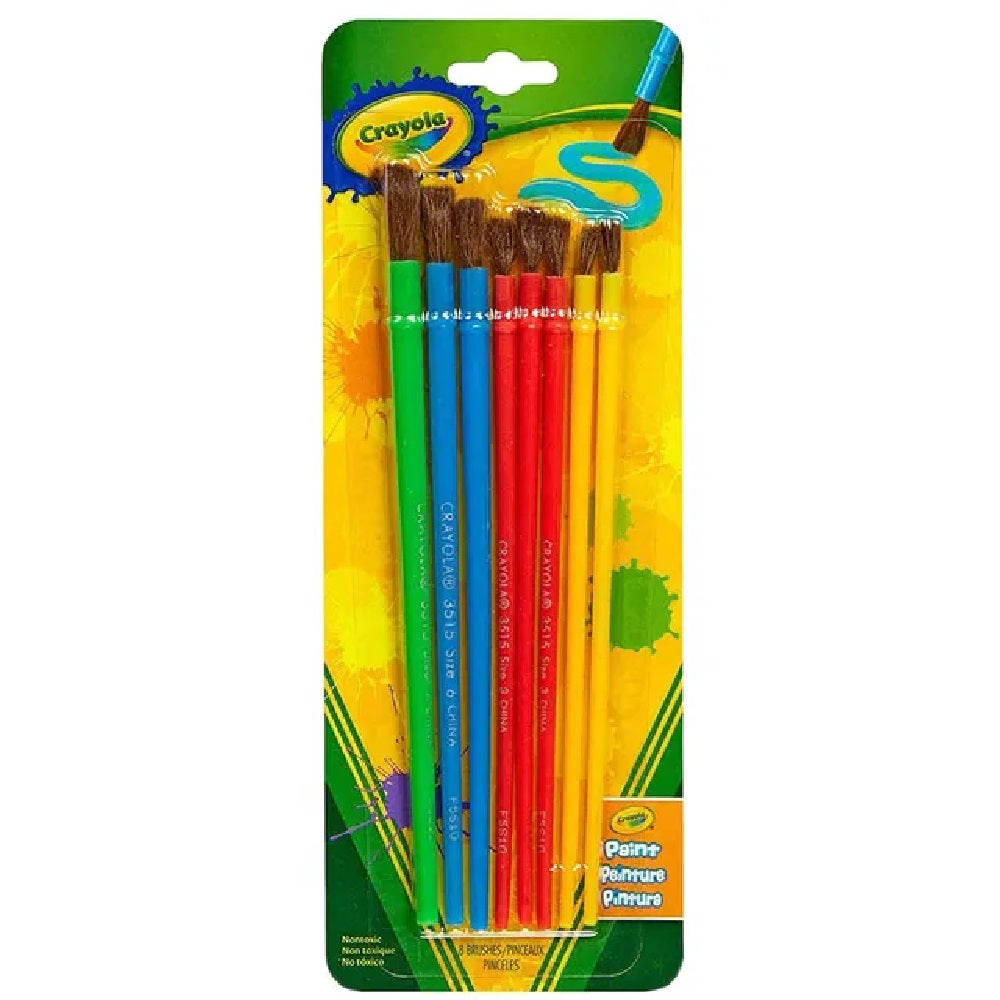Crayola 8 ct. Art & Craft Brush Set - Blister Pack