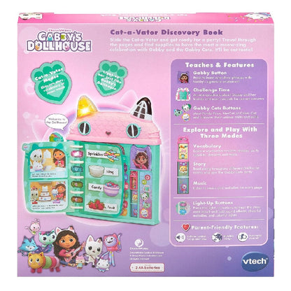 VTech Gabby's Dollhouse Cat-a-Vator Discovery Book
