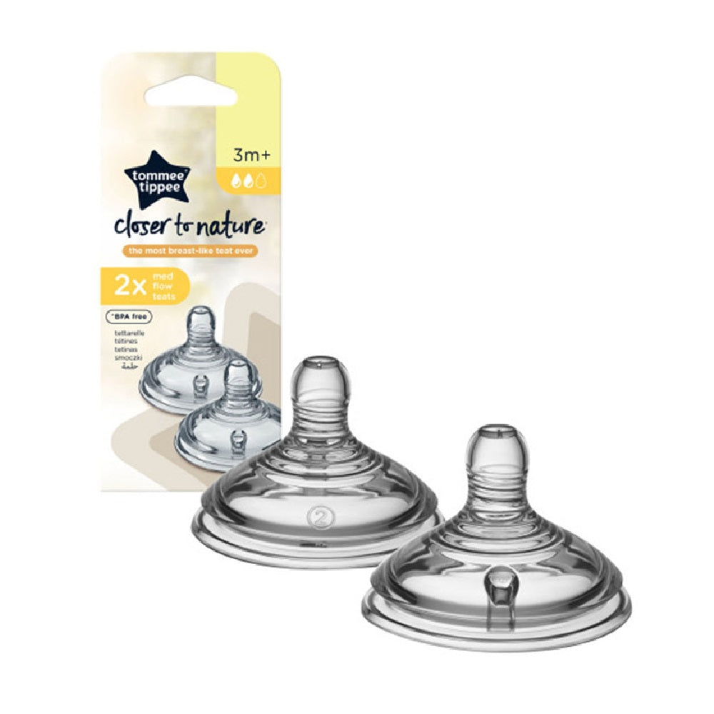 Tommee Tippee Closer to Nature 2X MEDIUM FLOW TEAT