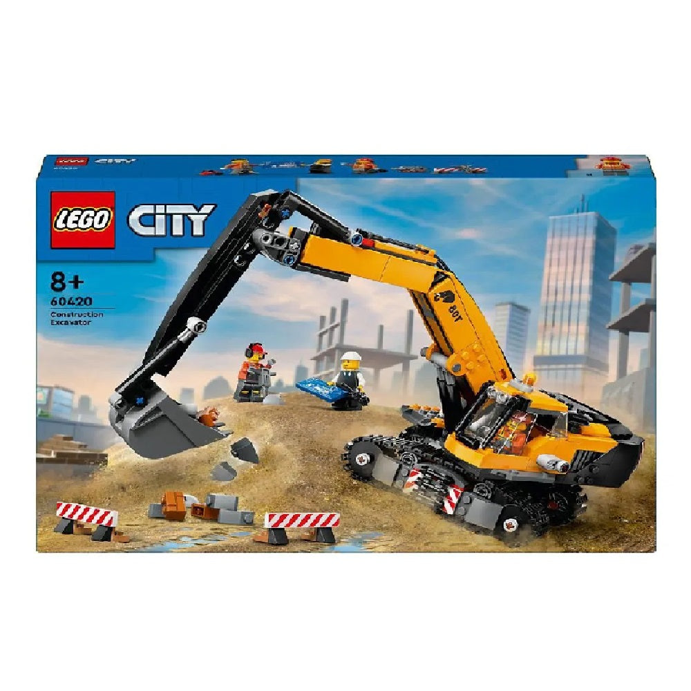 LEGO 60420 Yellow Construction Excavator