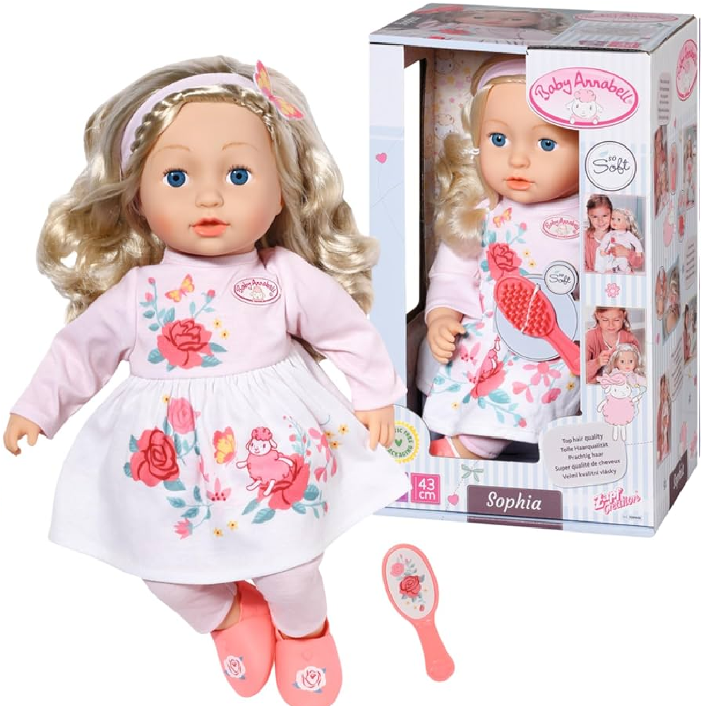 Baby Annabell Sophia Brunette Doll 43cm