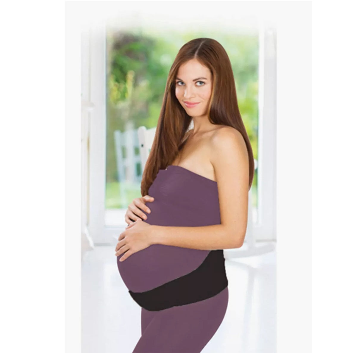 Babyjem Pregnancy Support Waist Band - Black - X-Large