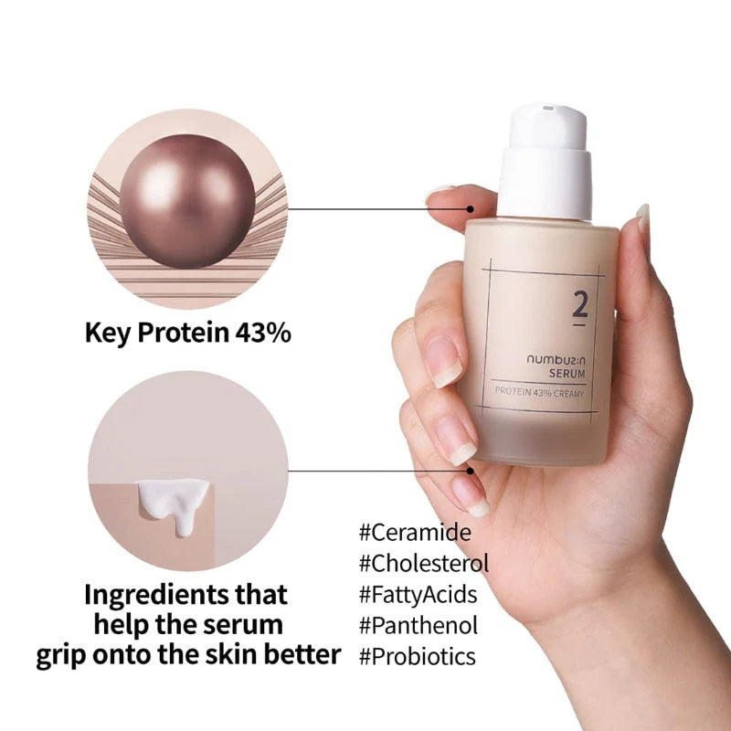 NUMBUZIN No.2 Protein 43% Creamy Serum 50ml