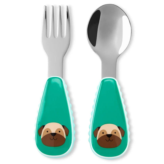 Skip Hop - Zootensils Fork & Spoon - Pug