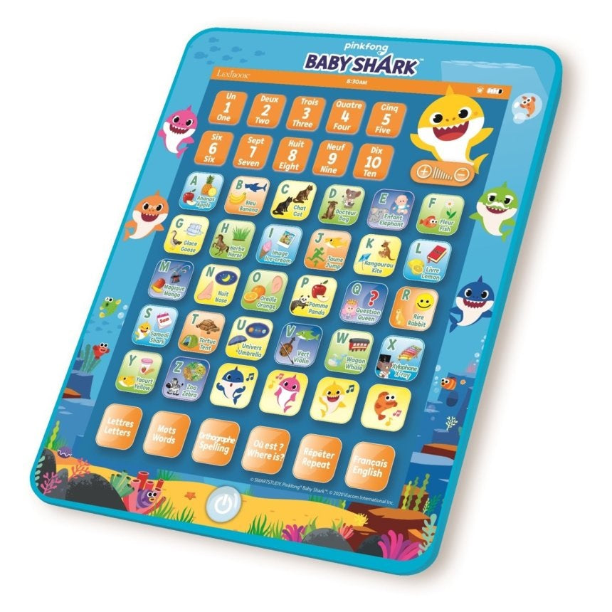 Lexibook - Baby Shark Bilingual Educational Tablet (French/English)