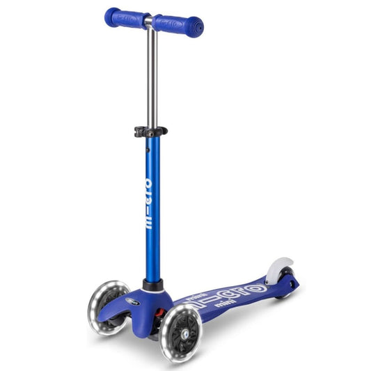 Micro - Mini Deluxe Led Crystal Scooter - Blue White