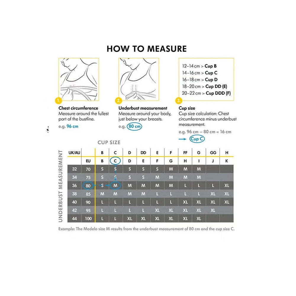 Medela Easy Expression Hands-Free Pumping Bra White Extra Large