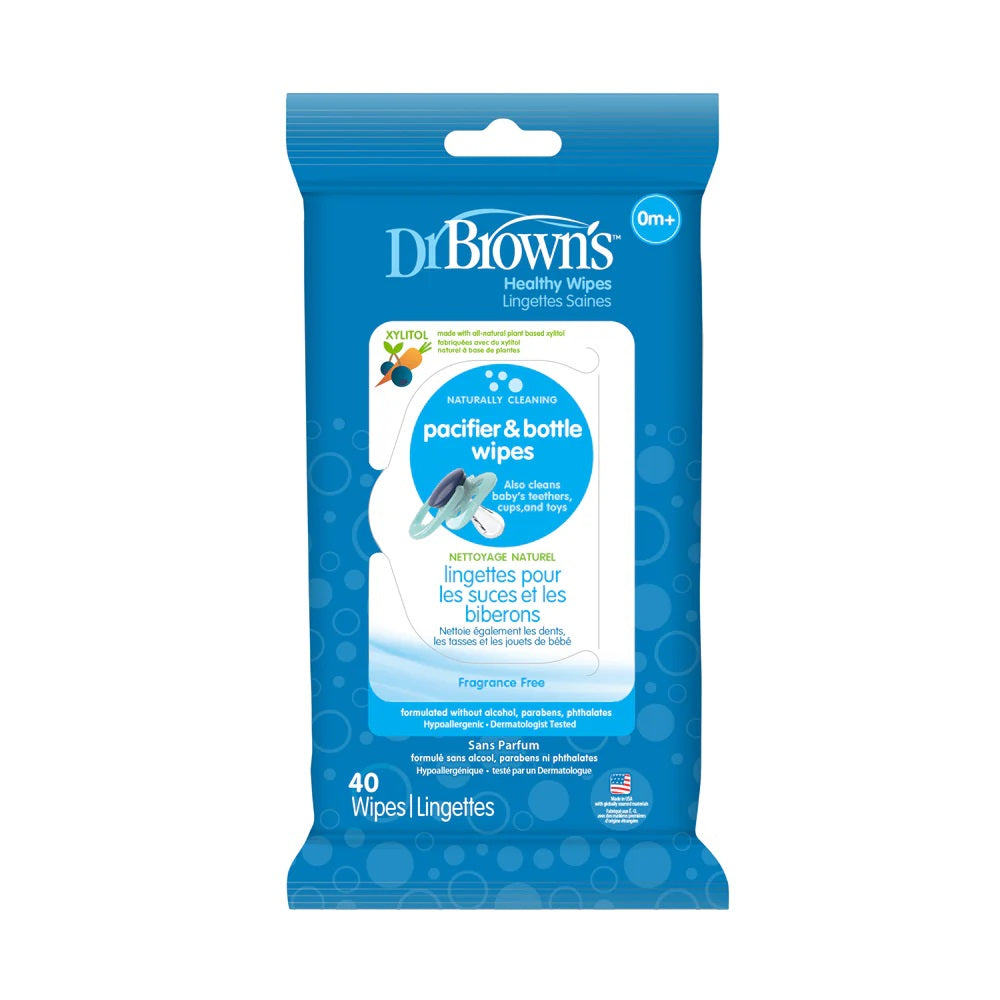 Dr. Brown's Pacifier & Bottle Wipes Pack Of 40