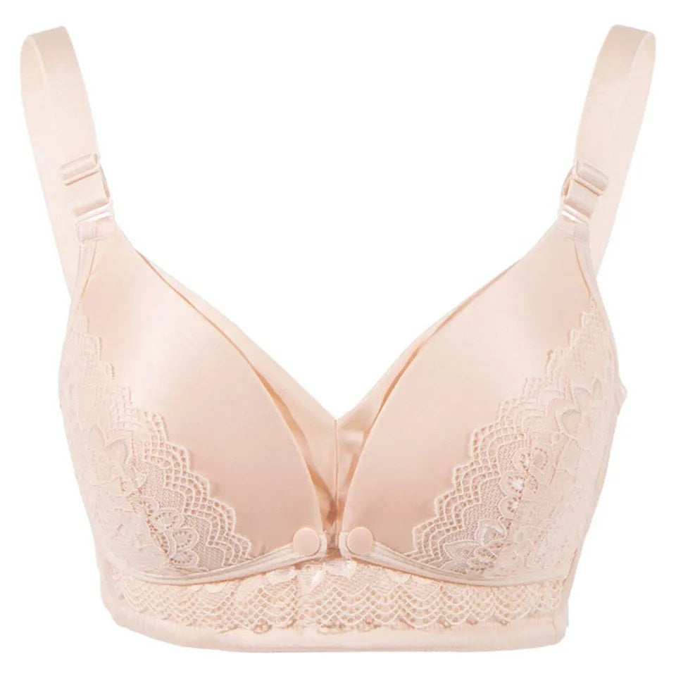 Okus - Full Cup Maternity & Nursing Bra - Beige - Small