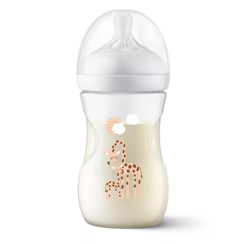 Philips Avent - Natural 3.0 Feeding Bottle - Giraffe - 260 ml