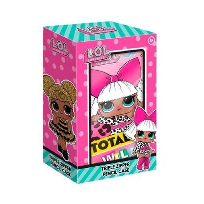 LOL Surprise 3 Zippers Pencil Case