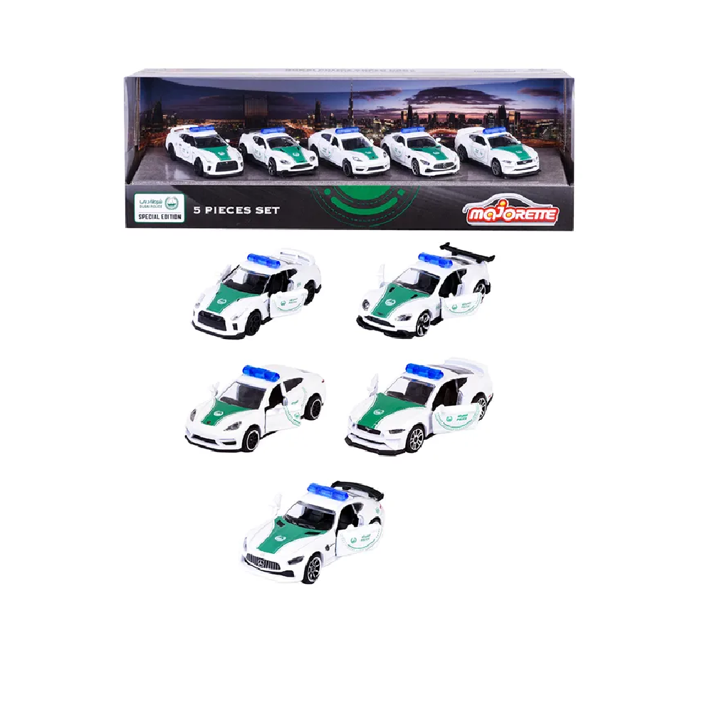 Majorette Dubai Police 5pc Gift Pack V1