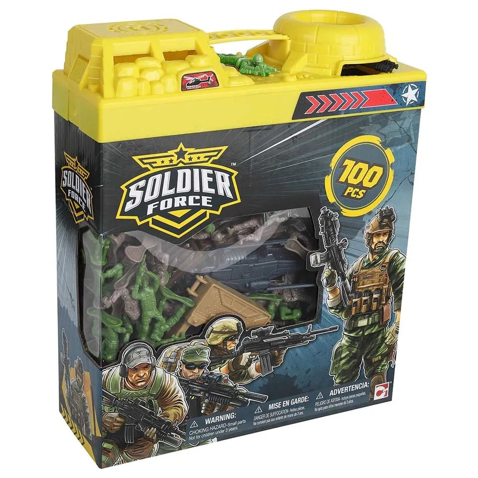 Soldier Force Bucket Playset 100pcs