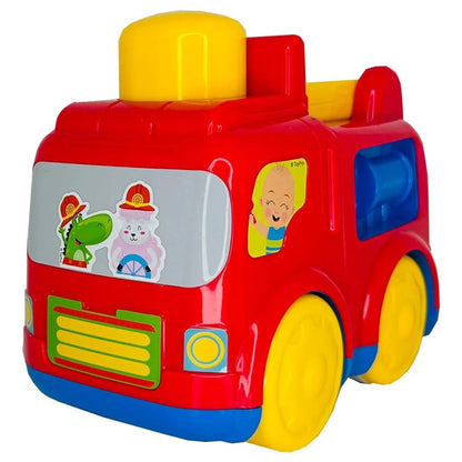 HapeeCapee Press N Go Rescue Fire Engine