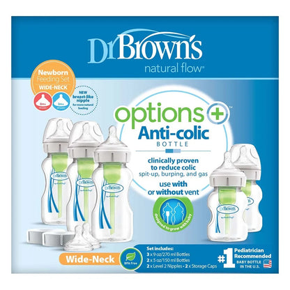 Dr. Brown's PP Wide Neck Options Plus Newborn Feeding Set