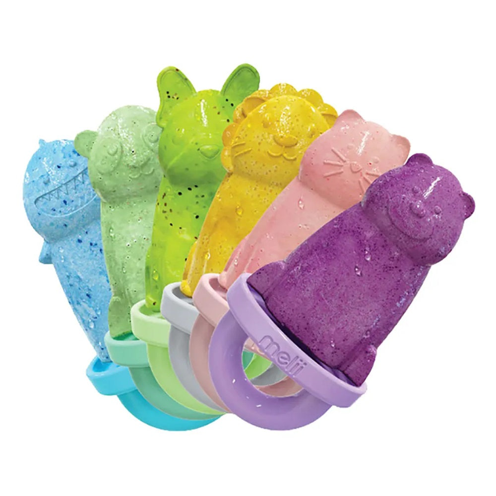 Melii - Animal Ice Pops w/ Tray - 6pcs