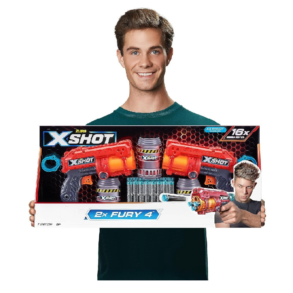 Zuru X-Shot Excel Fury-4 2pk (XS-36329-A)