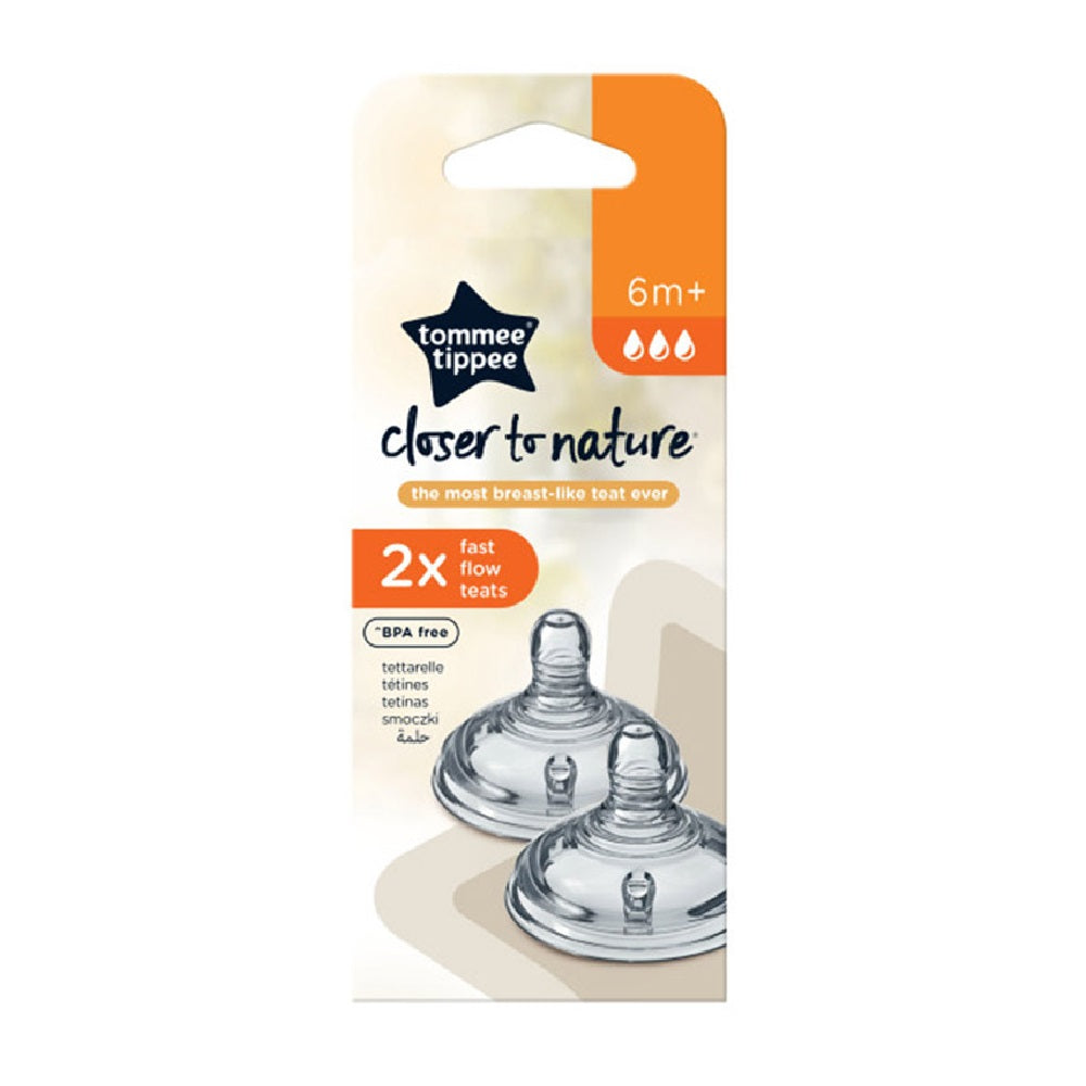 Tommee Tippee Closer to Nature  2X FAST FLOW TEAT