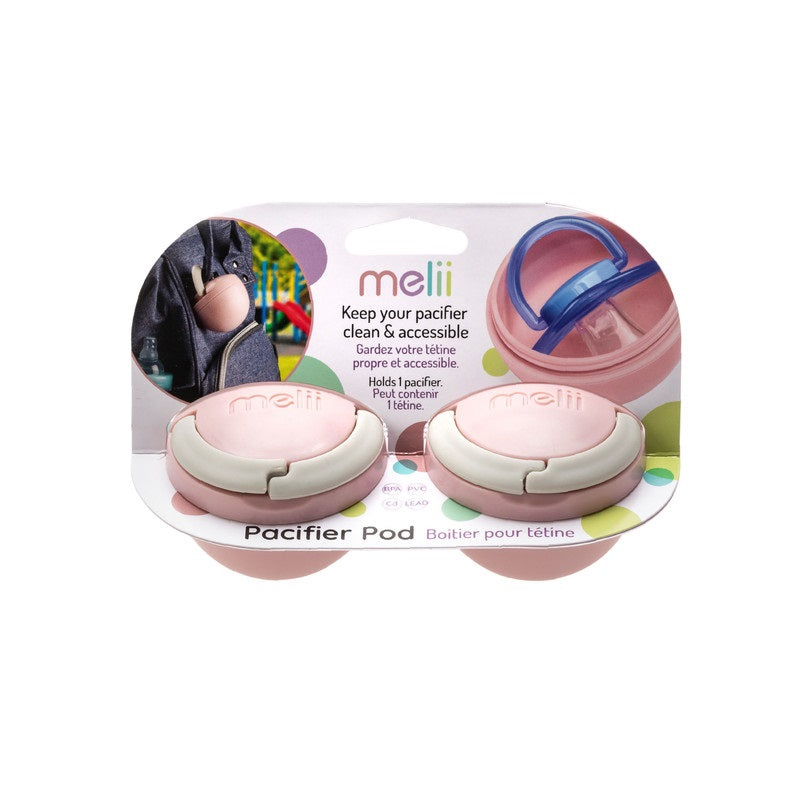 Melii  2 Pacifier Pod - Pink