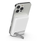 Belkin Boost Charge Magnetic Wireless Power Bank 5000mAh with Stand - White