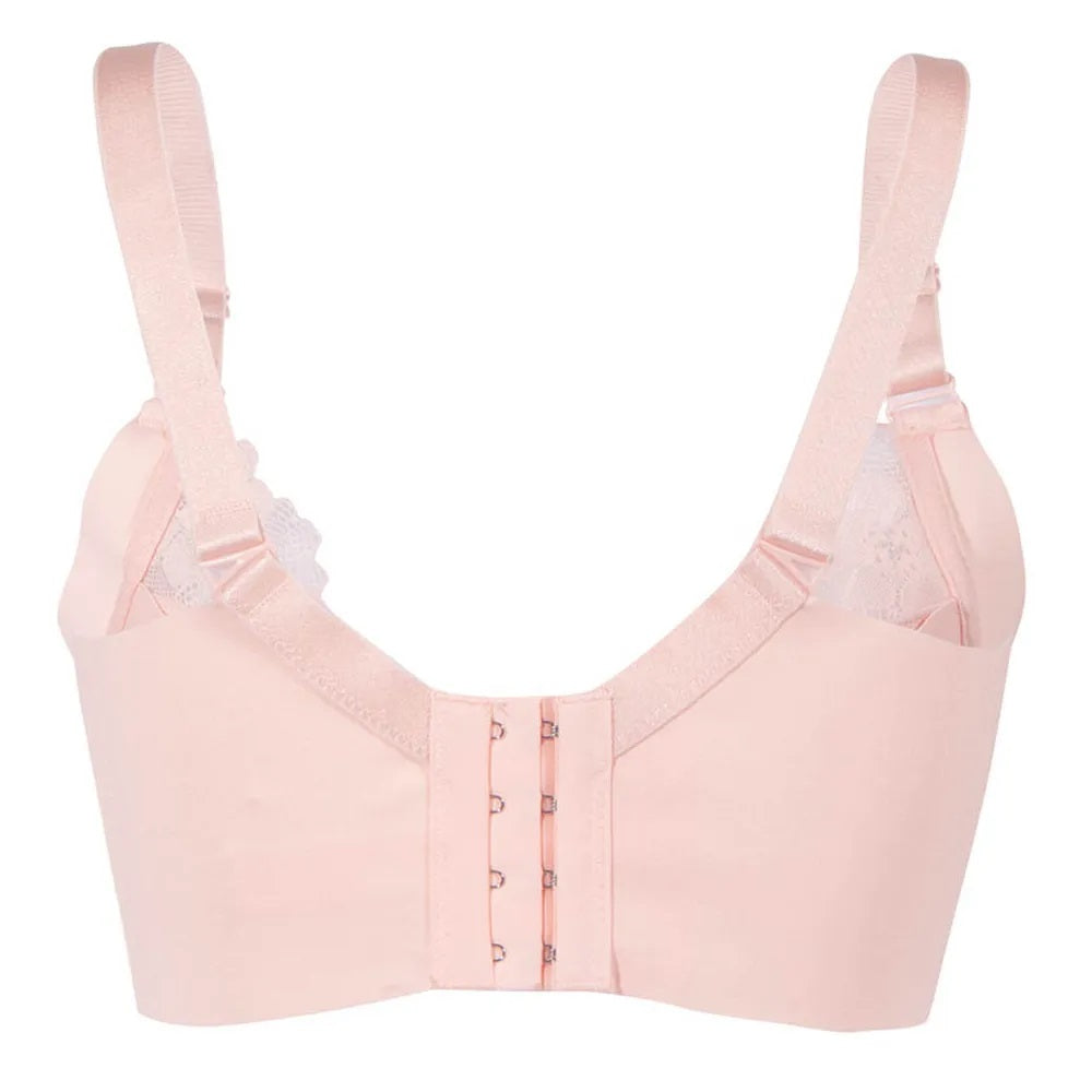 Okus - Pretty Lace Maternity & Nursing Bra - Pink - XX Large