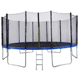 Outdoor Sports Garden Trampoline with Safety Enclosure 14Feet