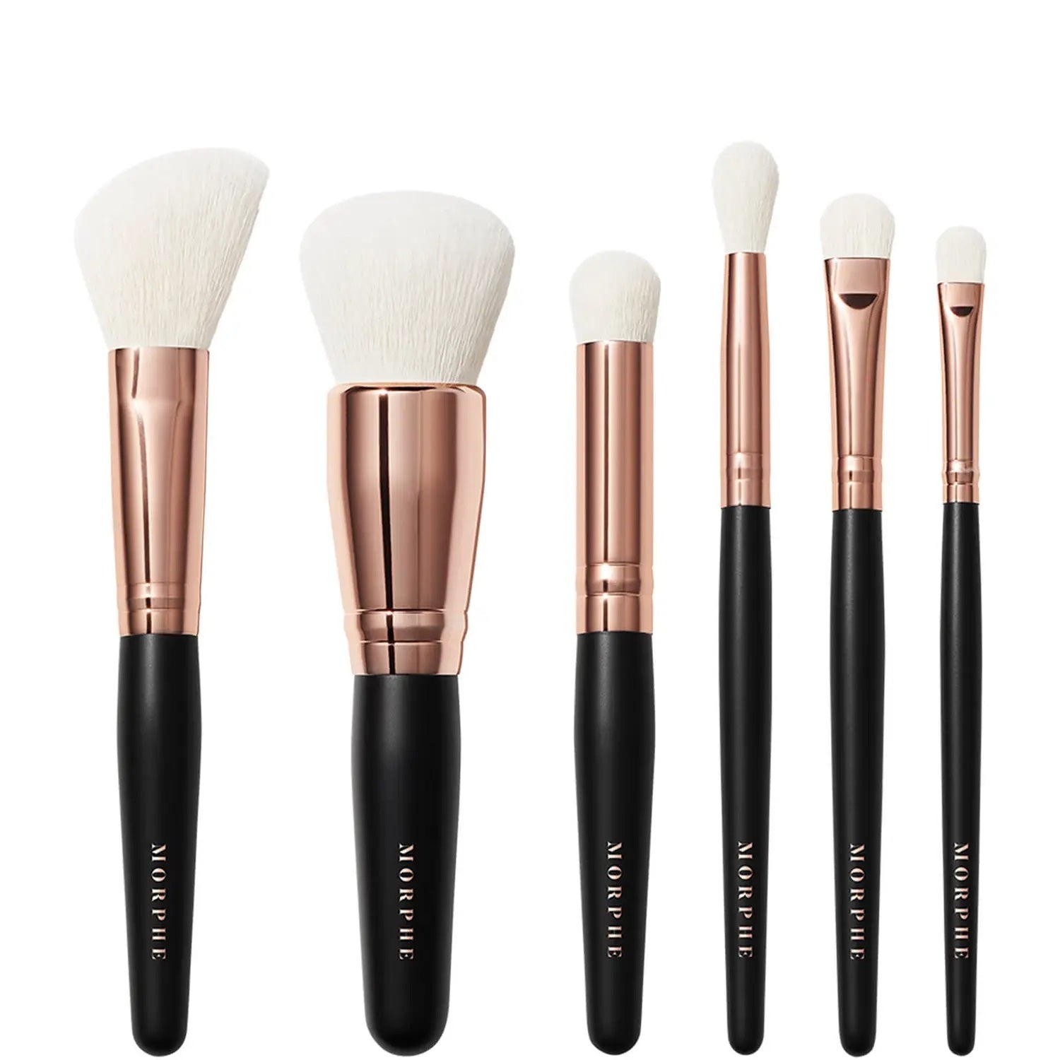 Morphe Rose Away 6-Piece Travel Brush Set