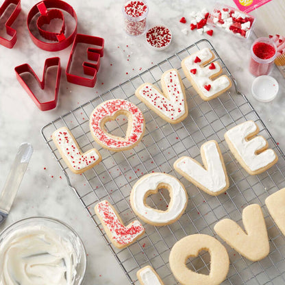 Wilton Love Cookie Cutters, Set of 4