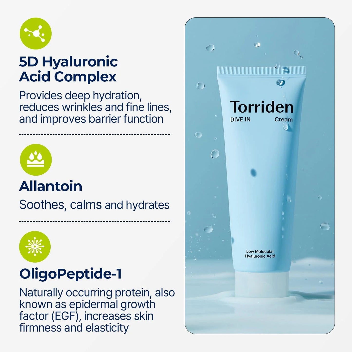 TORRIDEN DIVE-IN Low Molecular Hyaluronic Acid Cream 80ml