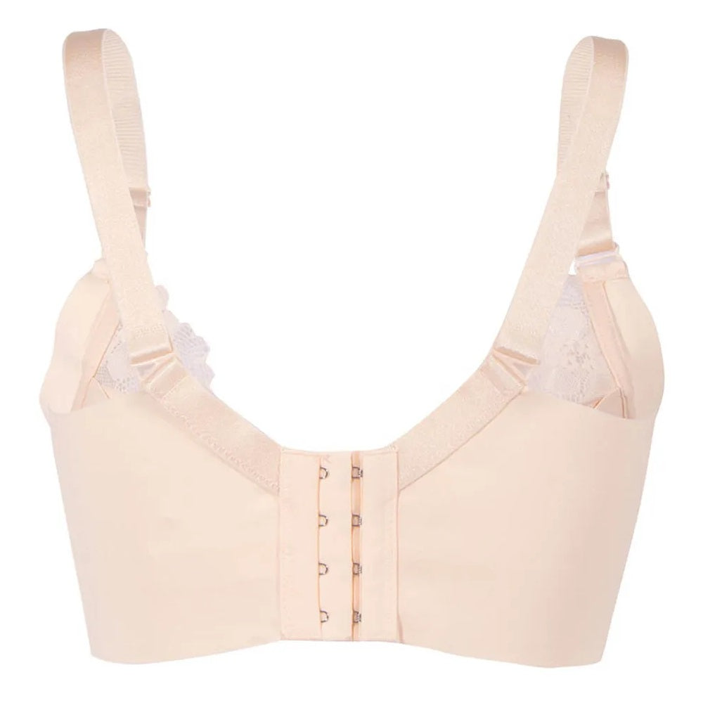 Okus - Pretty Lace Maternity & Nursing Bra - Beige - Medium