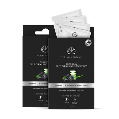 THE MAN COMPANY Charcoal Deep Cleansing Nose Strips