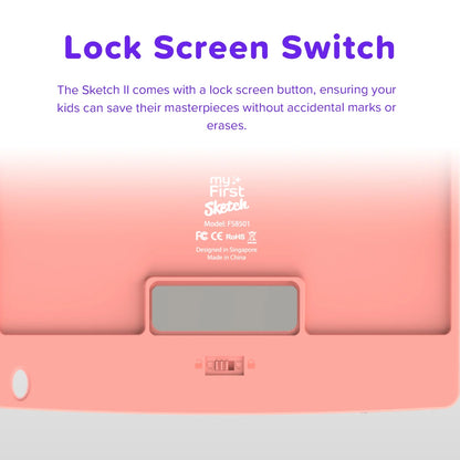 myFirst - Sketch Pad - Sketch II - 8.5-Inch - Pink