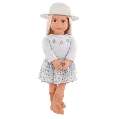 Our Generation - Abigale Doll With Pleated Skirt And Hat