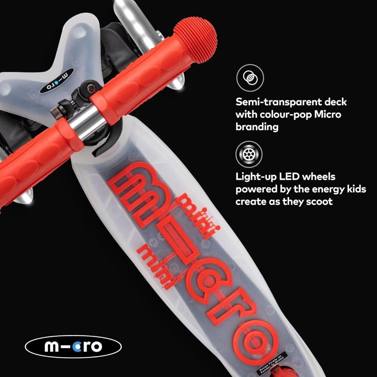 Micro - Mini Deluxe Flux LED - Red