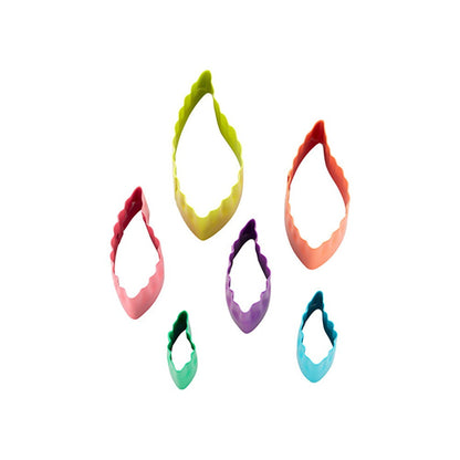 Wilton Leaf Fondant Double Cut-Outs, Set of 6