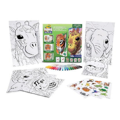 مجموعة كرايولا بوبس سوبر كريتيفيتي - الغابة