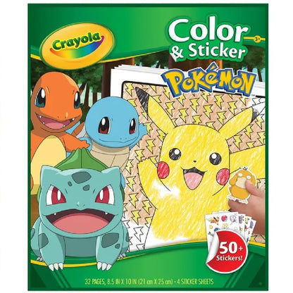 Crayola Color & Sticker, Pokemon