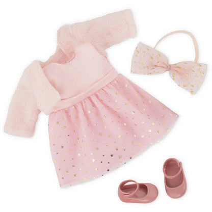 Our Generation - Miranda Doll With Pink Holiday Dress