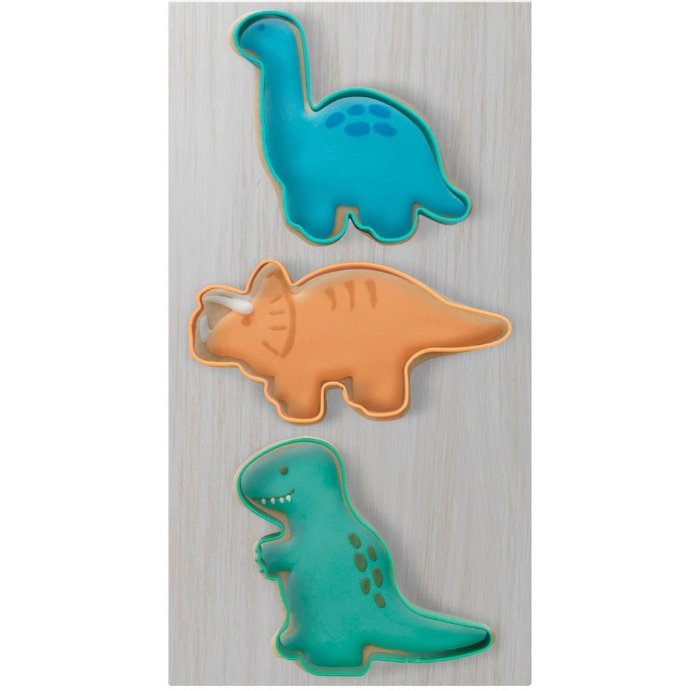 Wilton Dinosaur Cookie Cutters, Set of 3