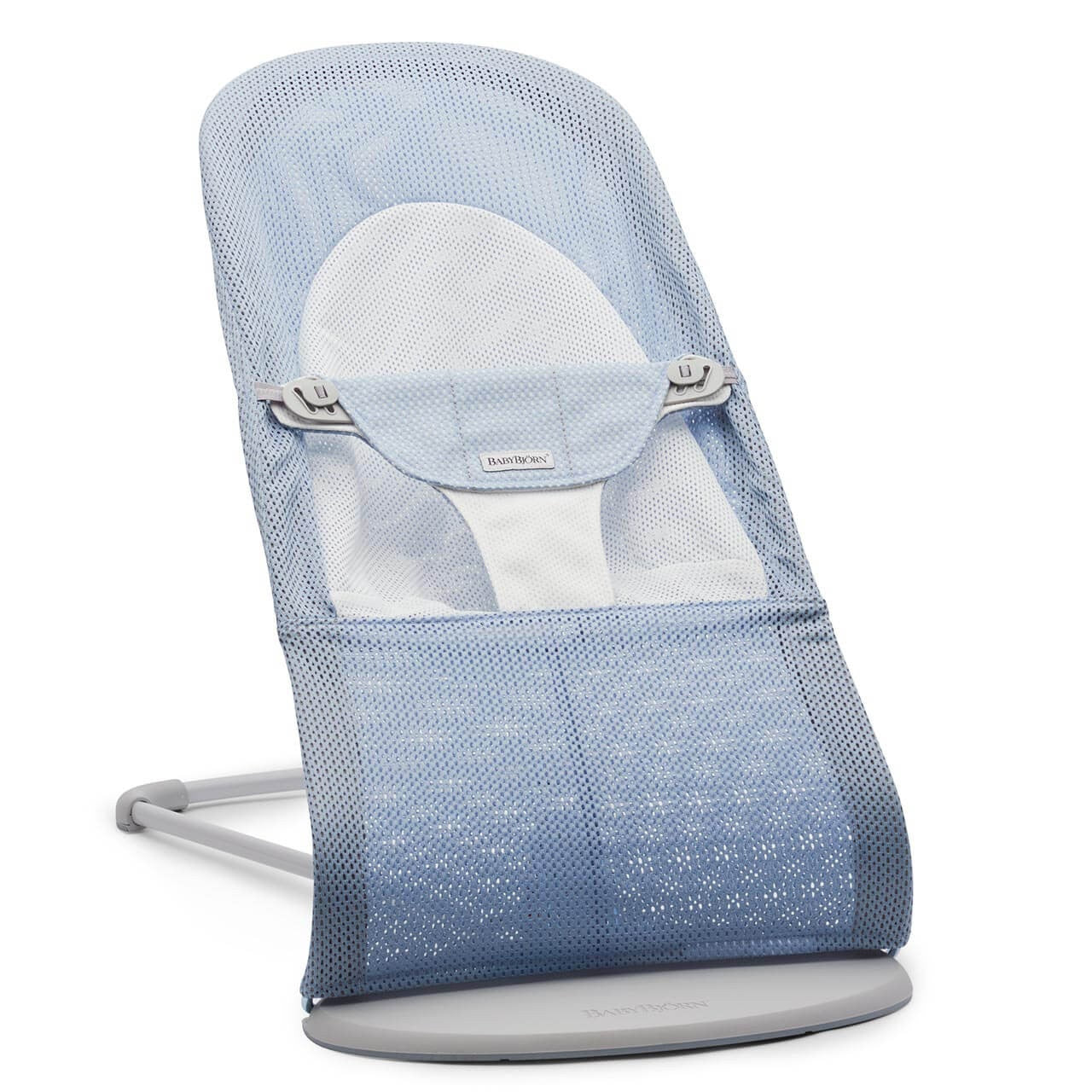 BabyBjorn Bouncer Balance Soft, Mesh, Sky Blue/ White