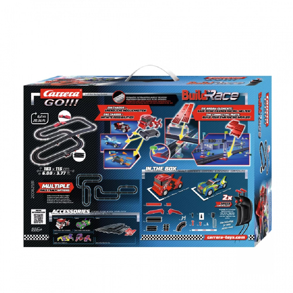 Carrera GO! Build 'n Race - Racing Set 6.2m